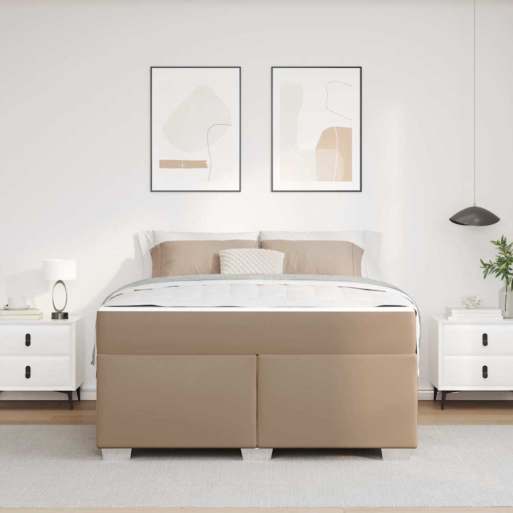 Struttura del letto Cappuccino 160 x 200 cm Pelle sintetica