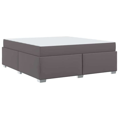 Struttura del letto Grigio 180 x 200 cm Pelle sintetica - homemem39