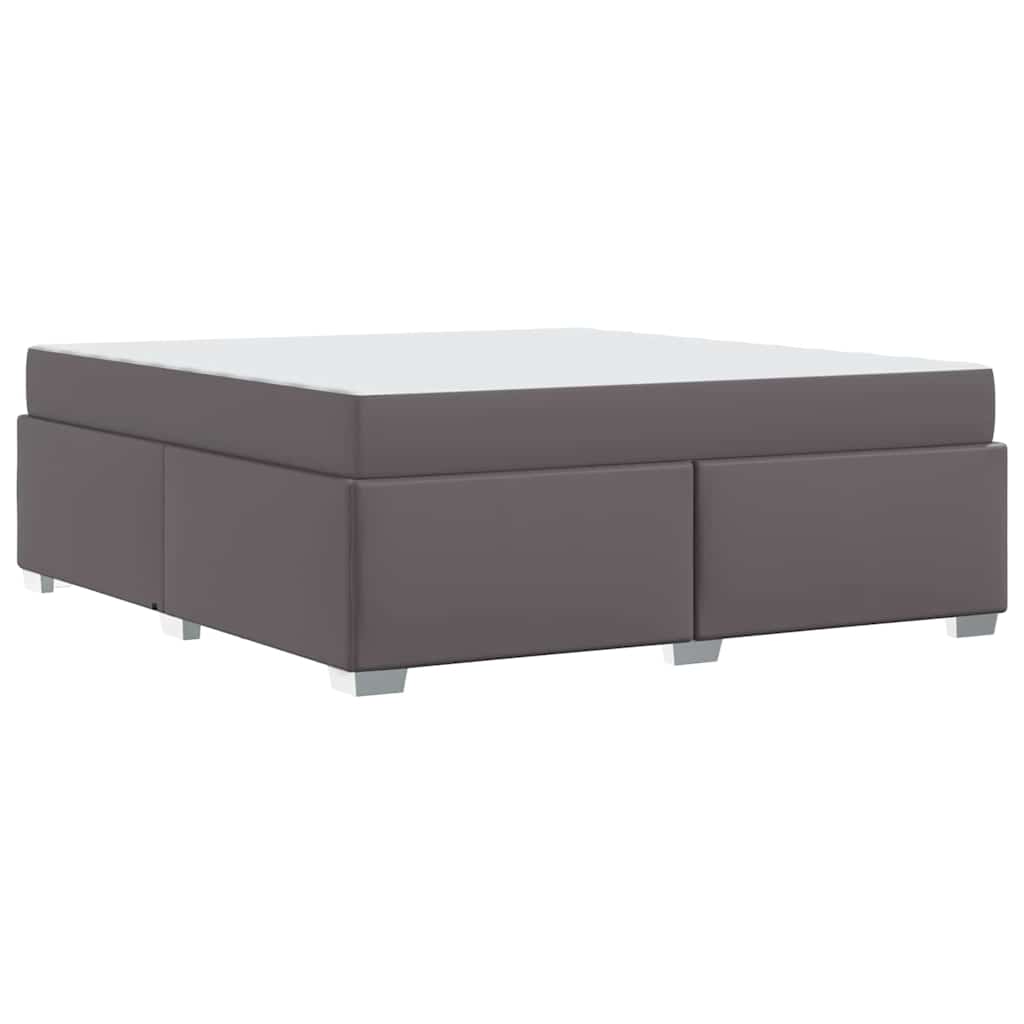 Struttura del letto Grigio 180 x 200 cm Pelle sintetica - homemem39