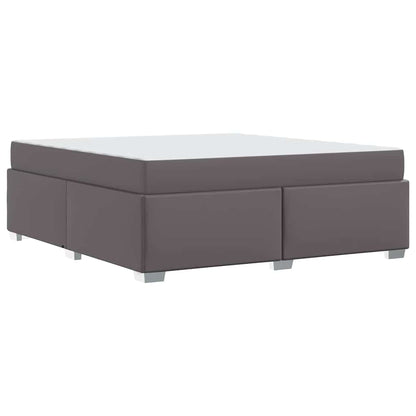 Struttura del letto Grigio 180 x 200 cm Pelle sintetica - homemem39