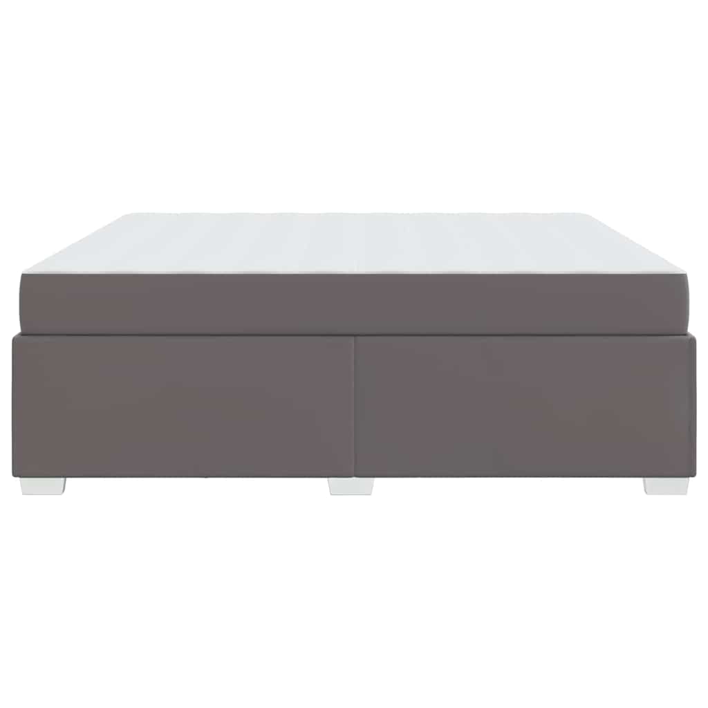 Struttura del letto Grigio 180 x 200 cm Pelle sintetica - homemem39