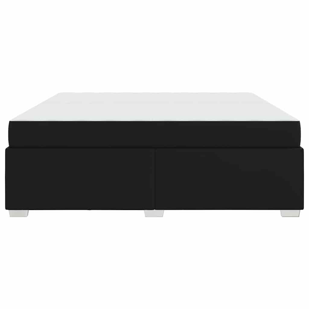 Struttura del letto Nero 200 x 200 cm Pelle sintetica - homemem39