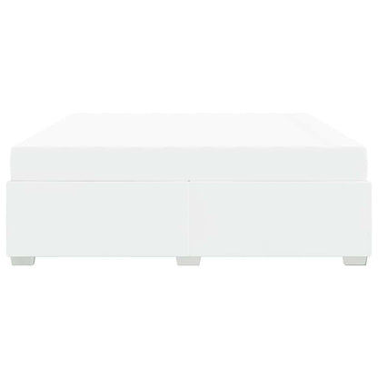 Struttura del letto Bianco 200 x 200 cm Pelle sintetica - homemem39