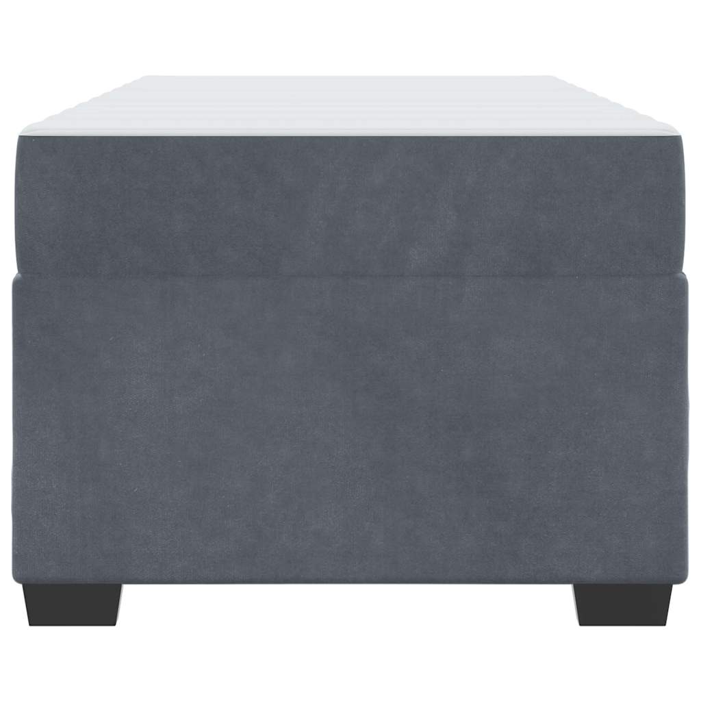 Struttura del letto Grigio scuro 80 x 200 cm Tessuto | homemem39