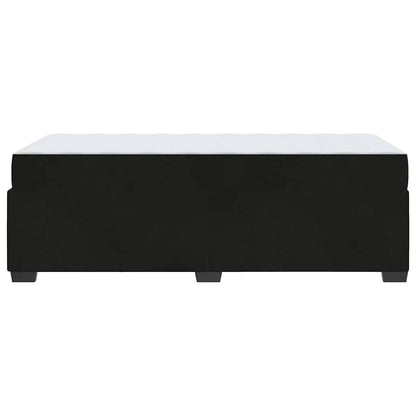 Struttura letto con materasso Nero 100 x 200 cm Velluto