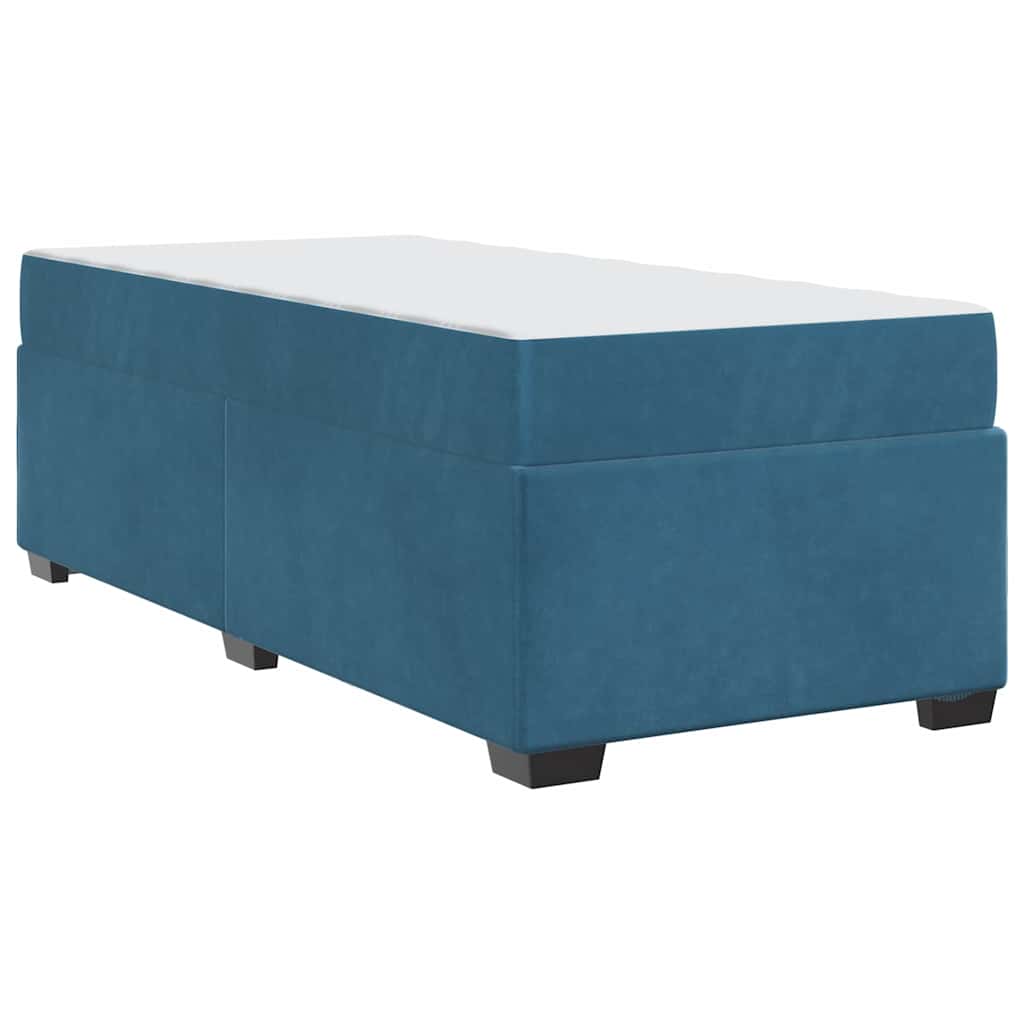 Struttura del letto Blu Scuro 100 x 200 cm Tessuto | homemem39