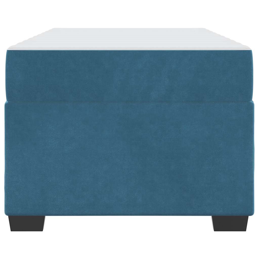 Struttura del letto Blu Scuro 100 x 200 cm Tessuto | homemem39