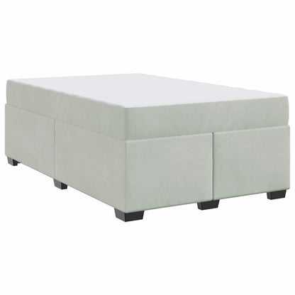 Struttura letto con materasso Grigio chiaro 120 x 190 cm