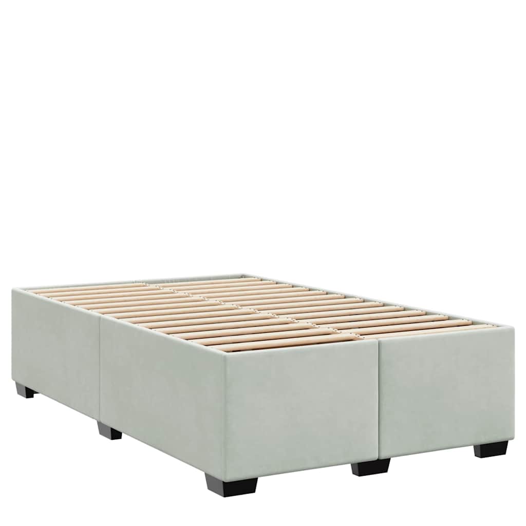 Struttura letto con materasso Grigio chiaro 120 x 190 cm