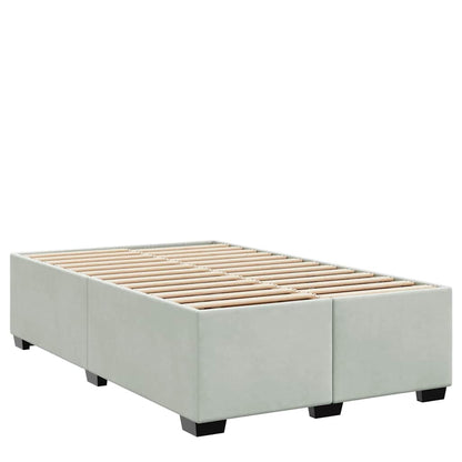 Struttura letto con materasso Grigio chiaro 120 x 190 cm