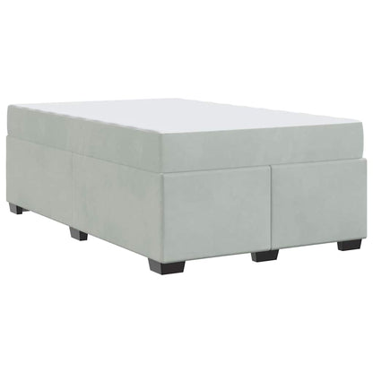 Struttura letto con materasso Grigio chiaro 120 x 190 cm