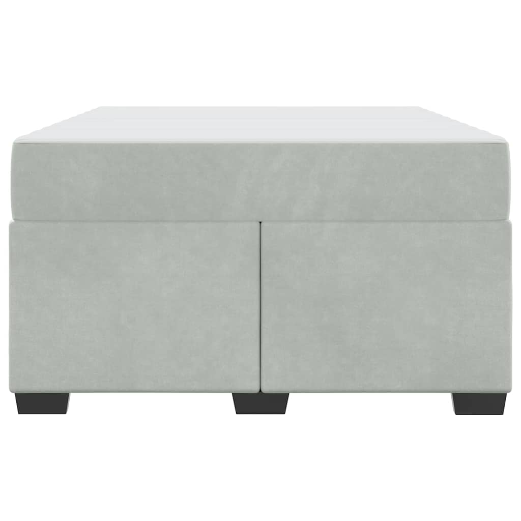 Struttura letto con materasso Grigio chiaro 120 x 190 cm