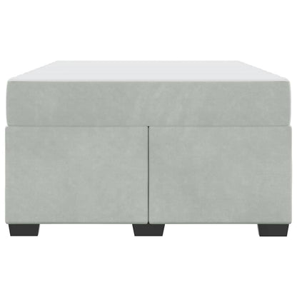 Struttura letto con materasso Grigio chiaro 120 x 190 cm