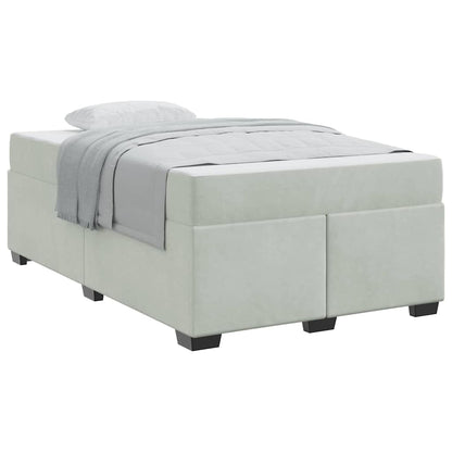 Struttura letto con materasso Grigio chiaro 120 x 190 cm