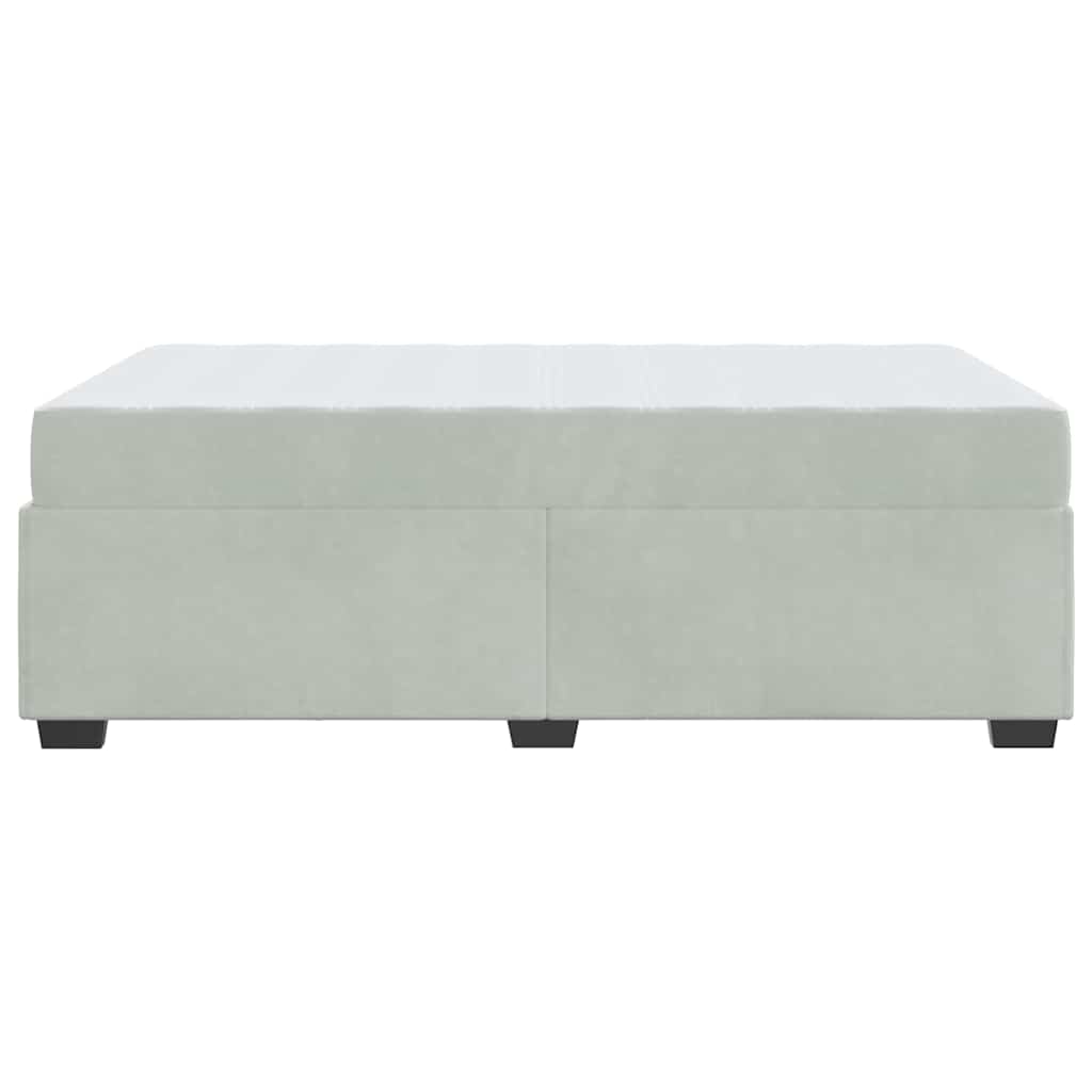 Struttura letto con materasso Grigio chiaro 120 x 190 cm