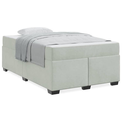 Struttura letto con materasso Grigio chiaro 120 x 190 cm