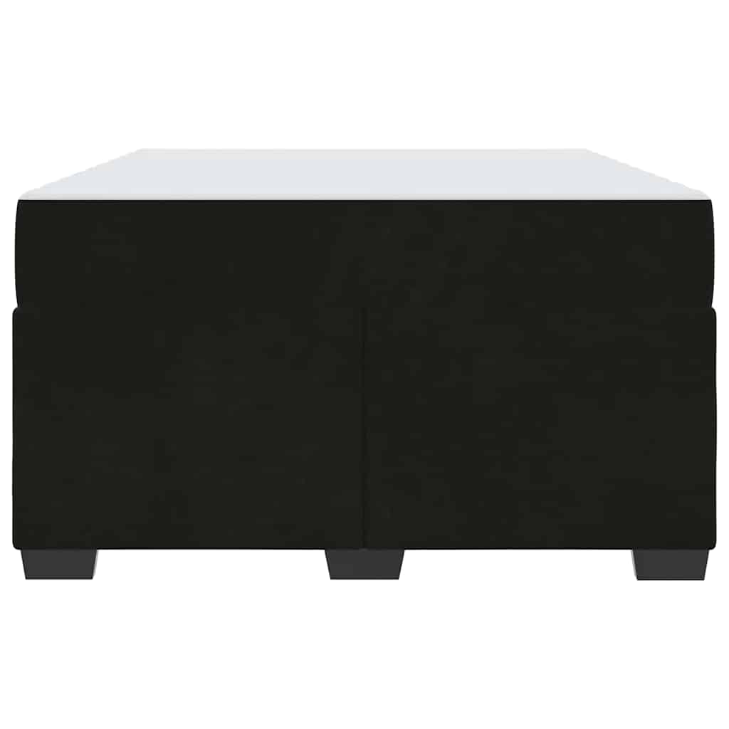 Struttura letto con materasso Nero 120 x 200 cm Velluto - homemem39