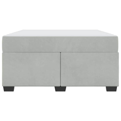 Struttura letto con materasso Grigio chiaro 140 x 200 cm - homemem39