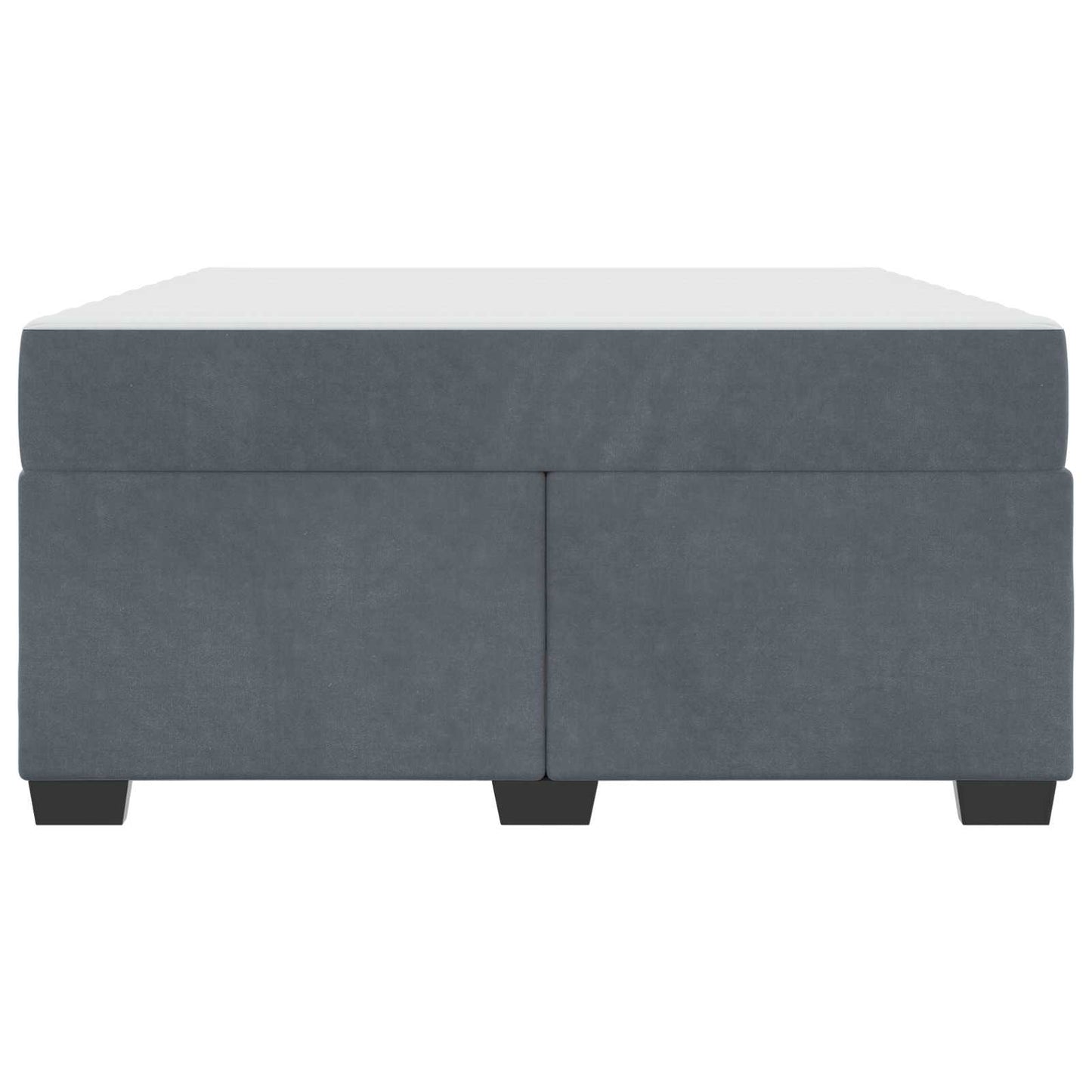 Struttura del letto Grigio scuro 140 x 200 cm Tessuto | homemem39