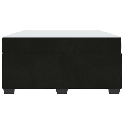 Struttura del letto con materasso Nero 140 x 200 cm Tessuto | homemem39
