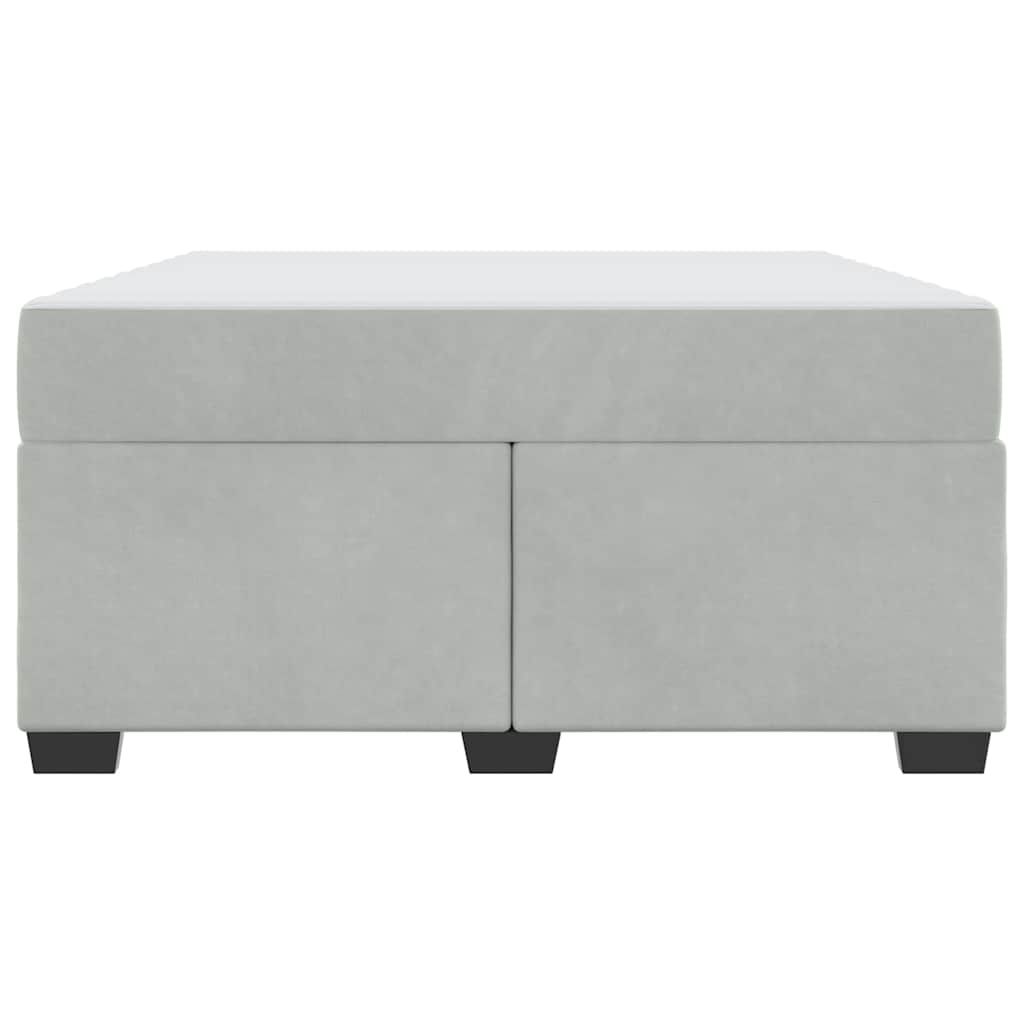 Struttura del letto Grigio chiaro 160 x 200 cm Tessuto