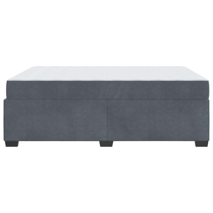 Struttura del letto Grigio scuro 160 x 200 cm Tessuto | homemem39