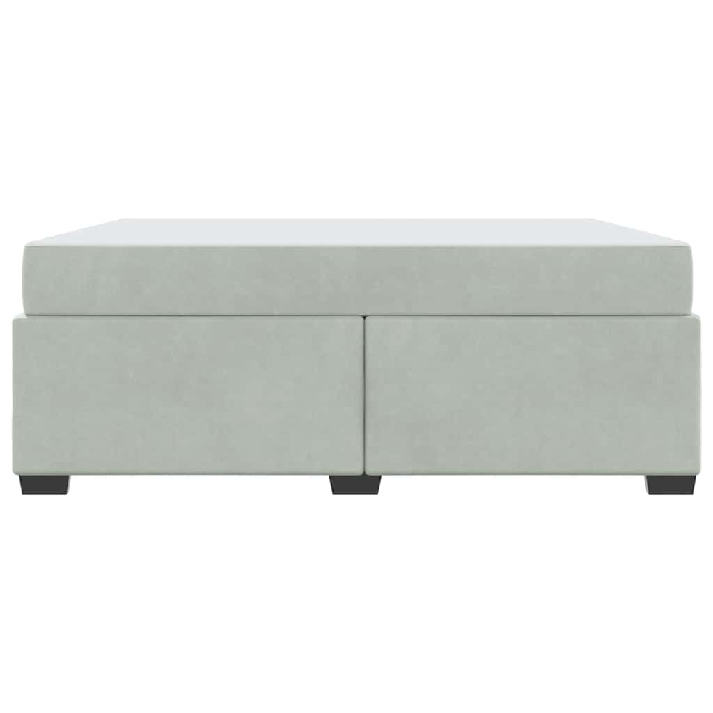 Struttura letto con materasso Grigio chiaro 180 x 200 cm