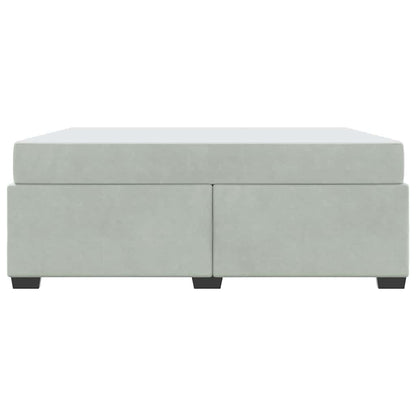 Struttura letto con materasso Grigio chiaro 180 x 200 cm - homemem39