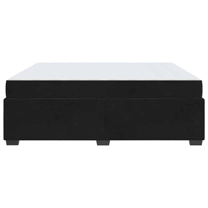 Struttura del letto con materasso Nero 180 x 200 cm Velluto - homemem39