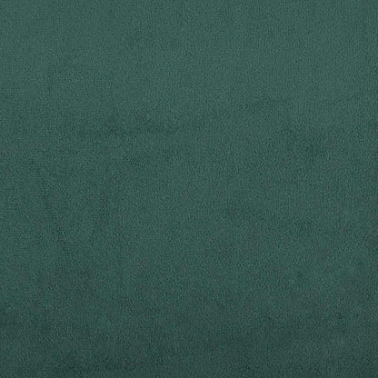 Struttura del letto Verde Scuro 200 x 200 cm Tessuto