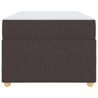 Struttura del letto Marrone scuro 80 x 200 cm Tessuto