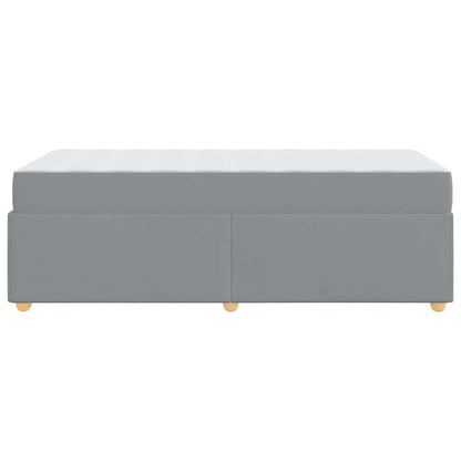 Struttura del letto Grigio chiaro 90 x 190 cm Tessuto