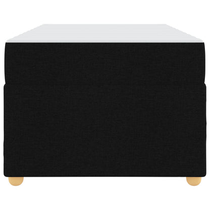 Struttura del letto con materasso Nero 100 x 200 cm Tessuto | homemem39