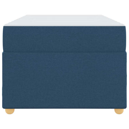 Struttura del letto con materasso Blu 100 x 200 cm Tessuto - homemem39