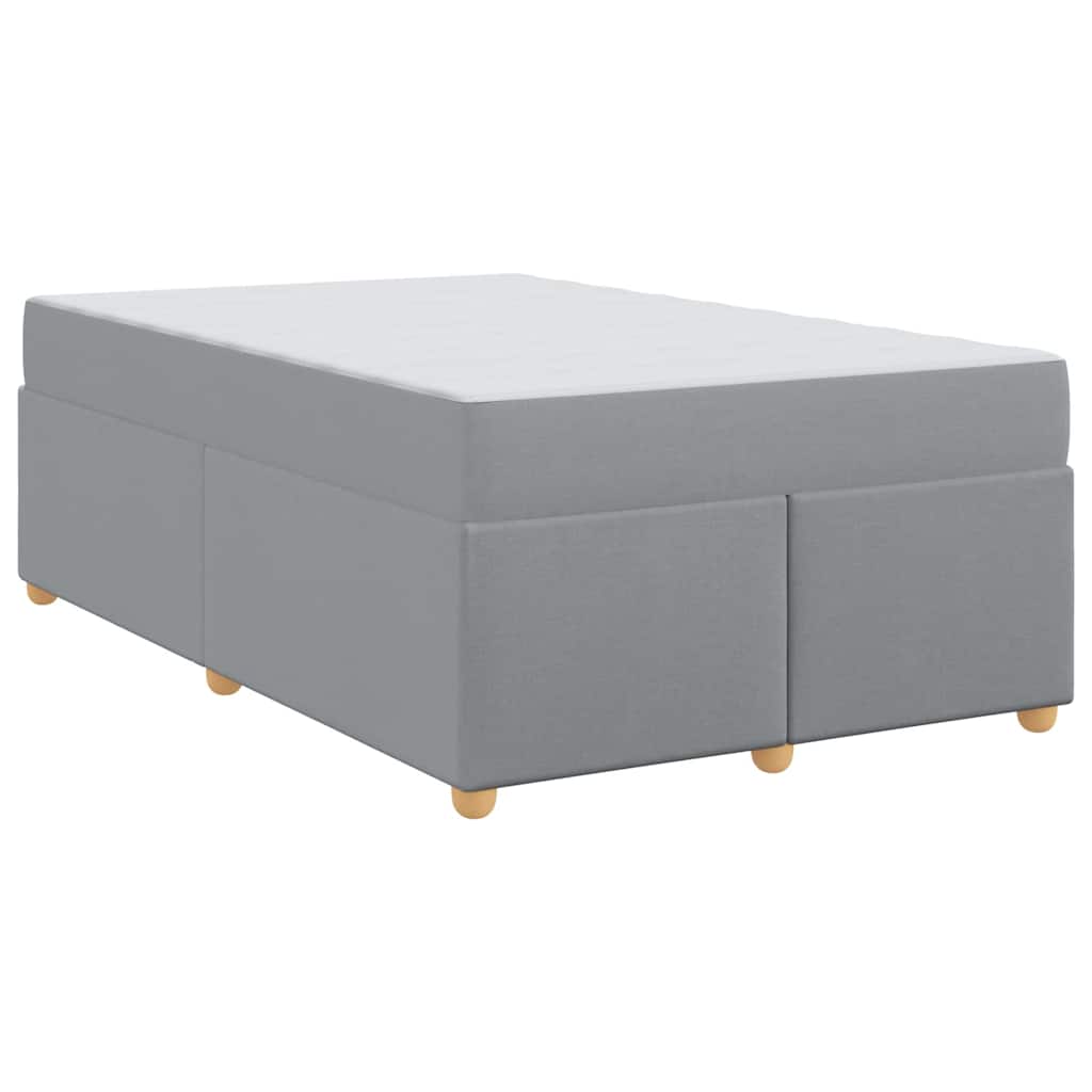Struttura del letto Grigio chiaro 120 x 190 cm Tessuto