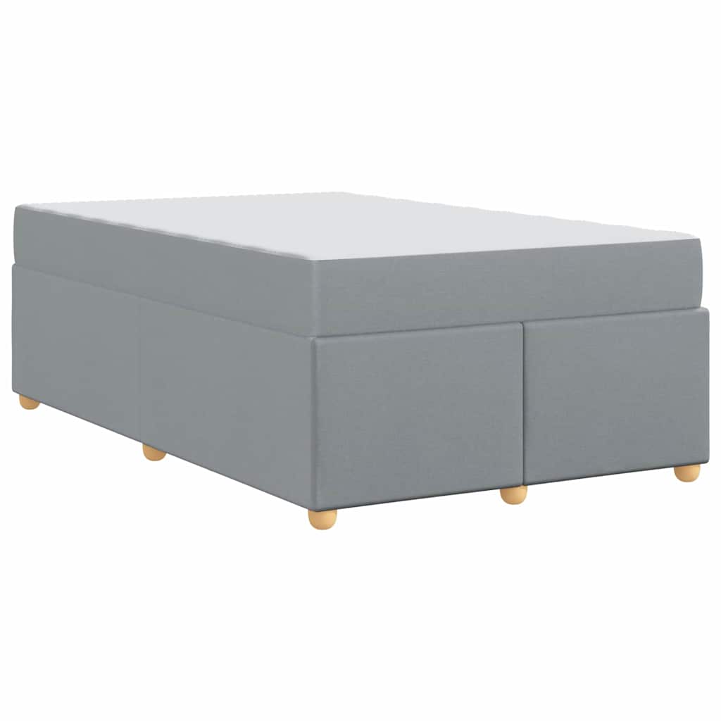 Struttura del letto Grigio chiaro 120 x 190 cm Tessuto
