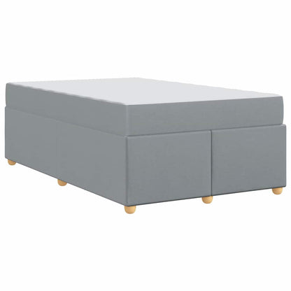 Struttura del letto Grigio chiaro 120 x 190 cm Tessuto