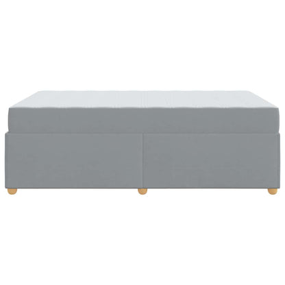 Struttura del letto Grigio chiaro 120 x 190 cm Tessuto