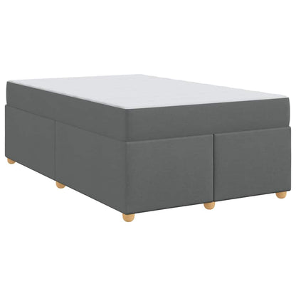 Struttura del letto Grigio scuro 120 x 190 cm Tessuto