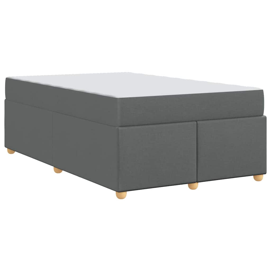 Struttura del letto Grigio scuro 120 x 190 cm Tessuto
