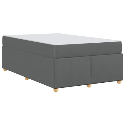 Struttura del letto Grigio scuro 120 x 190 cm Tessuto