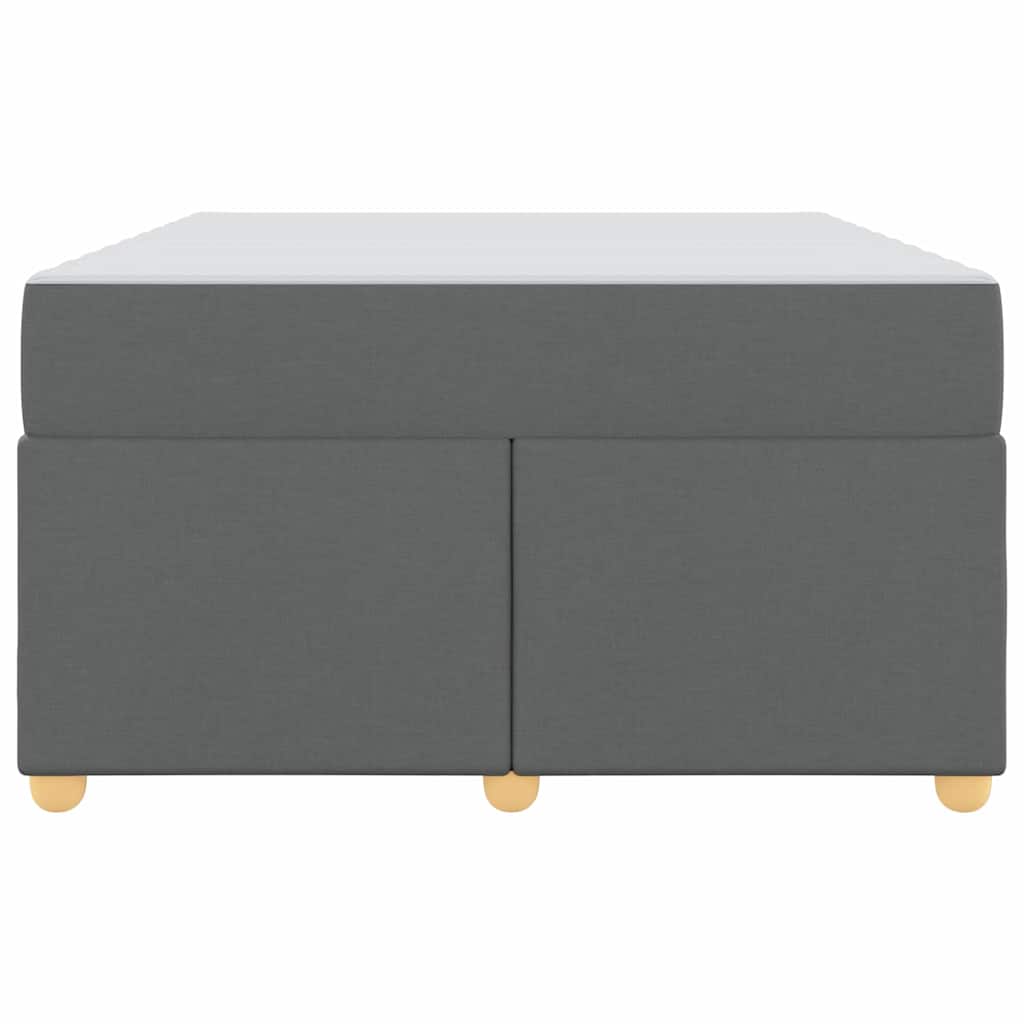 Struttura del letto Grigio scuro 120 x 200 cm Tessuto