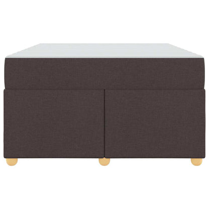 Struttura del letto Marrone scuro 120 x 200 cm Tessuto - homemem39