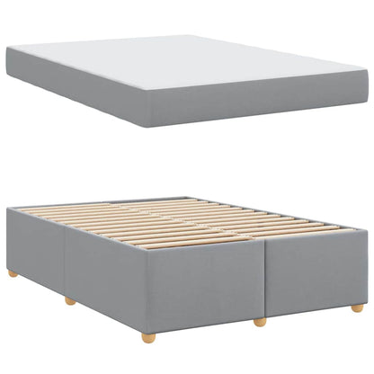 Struttura del letto Grigio chiaro 140 x 200 cm Tessuto | homemem39