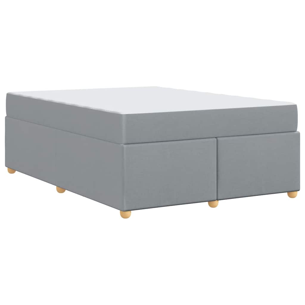Struttura del letto Grigio chiaro 140 x 200 cm Tessuto | homemem39
