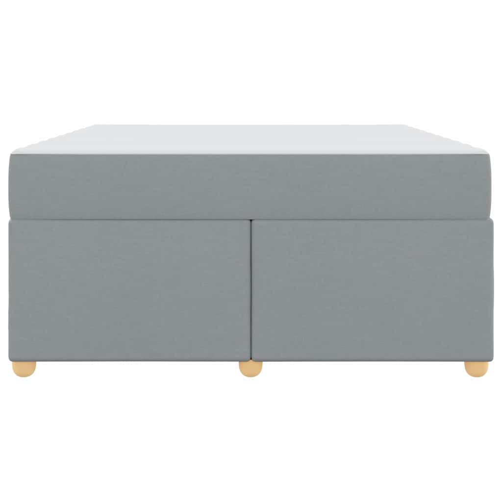 Struttura del letto Grigio chiaro 140 x 200 cm Tessuto - homemem39