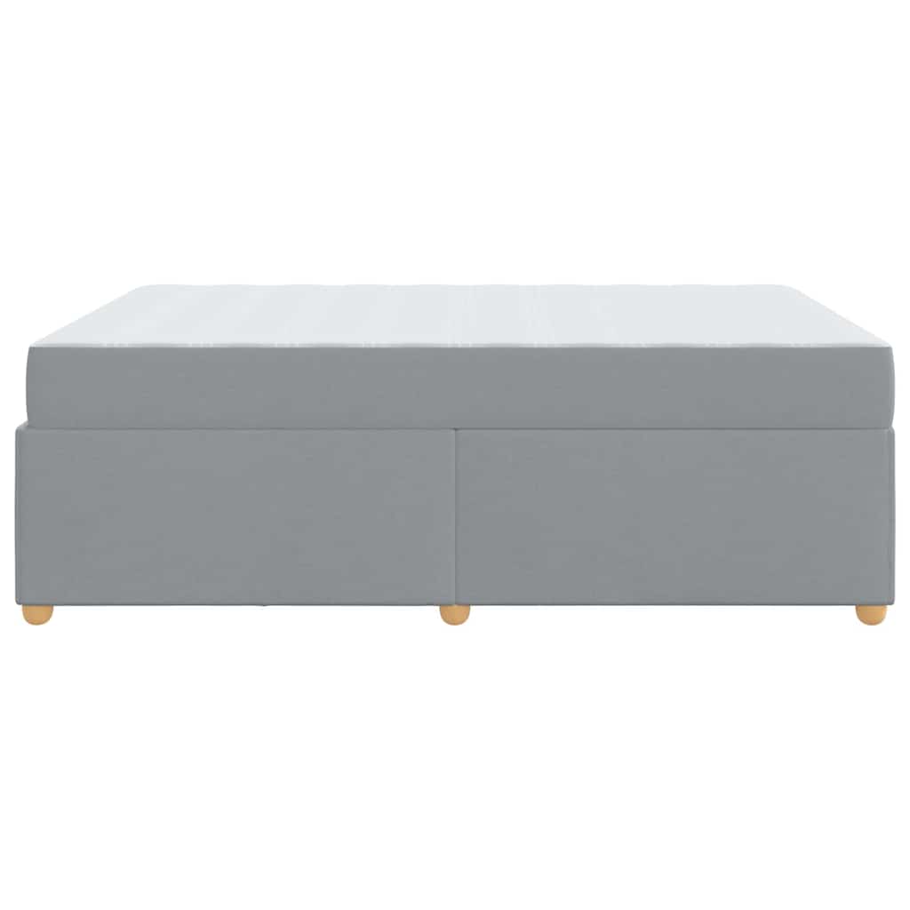 Struttura del letto Grigio chiaro 140 x 200 cm Tessuto | homemem39