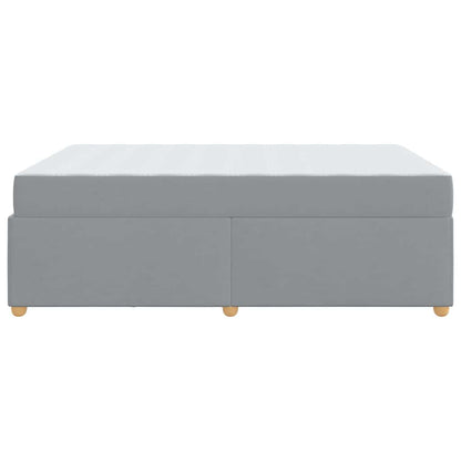 Struttura del letto Grigio chiaro 140 x 200 cm Tessuto | homemem39