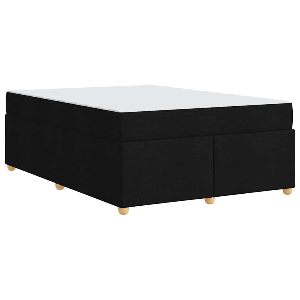 Struttura del letto con materasso Nero 140 x 200 cm Tessuto - homemem39