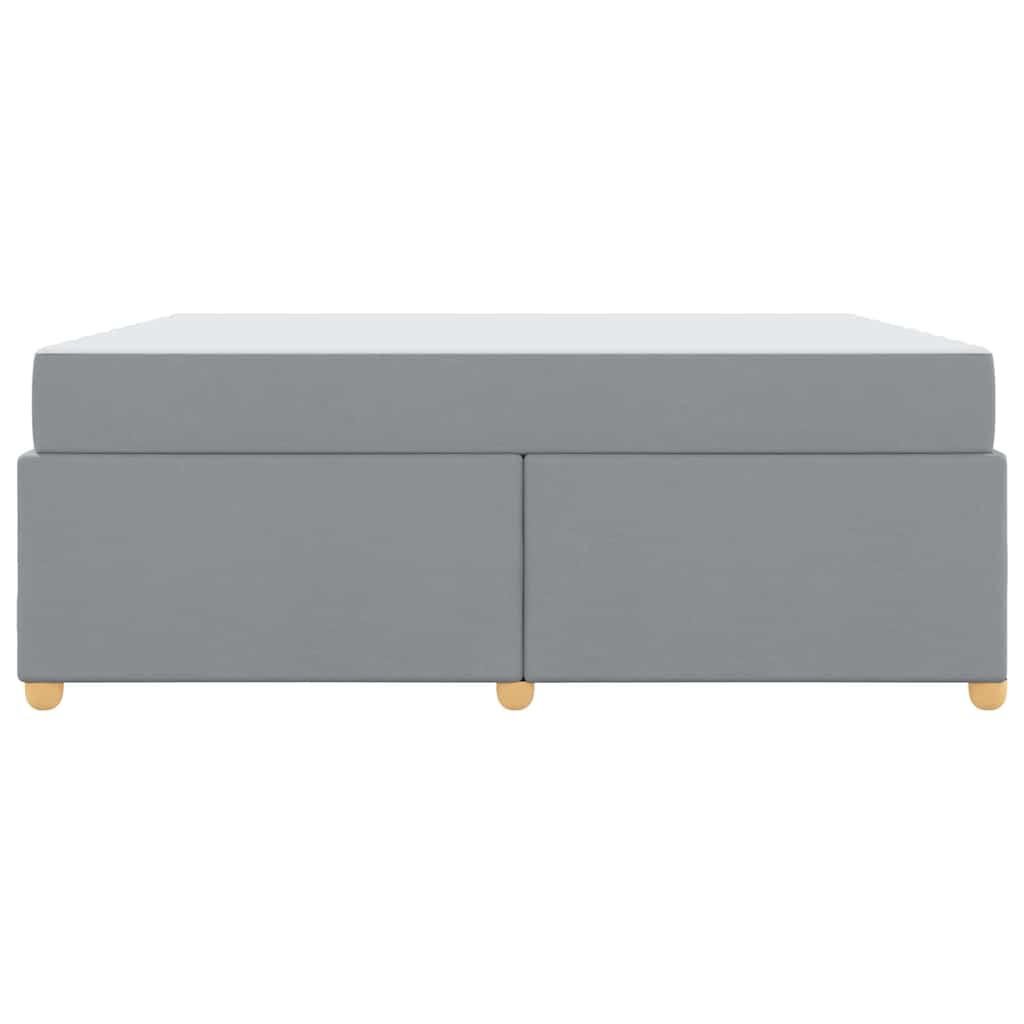 Struttura del letto Grigio chiaro 180 x 200 cm Tessuto